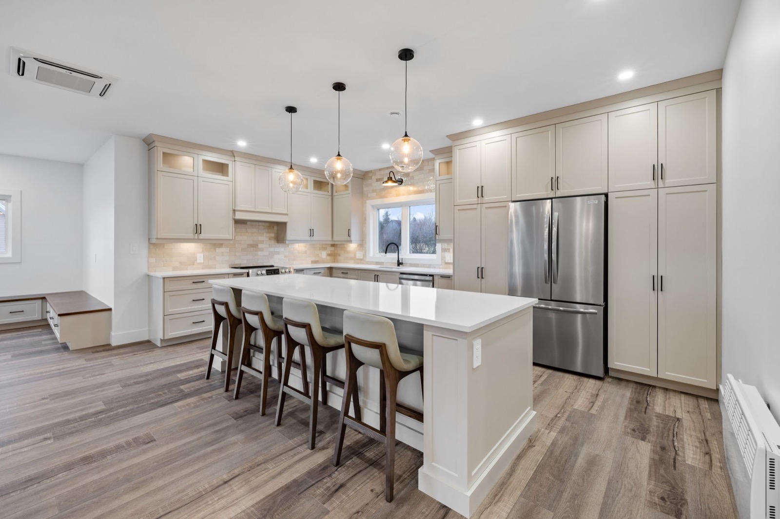 Finished kitchen lighting by Central Electrical